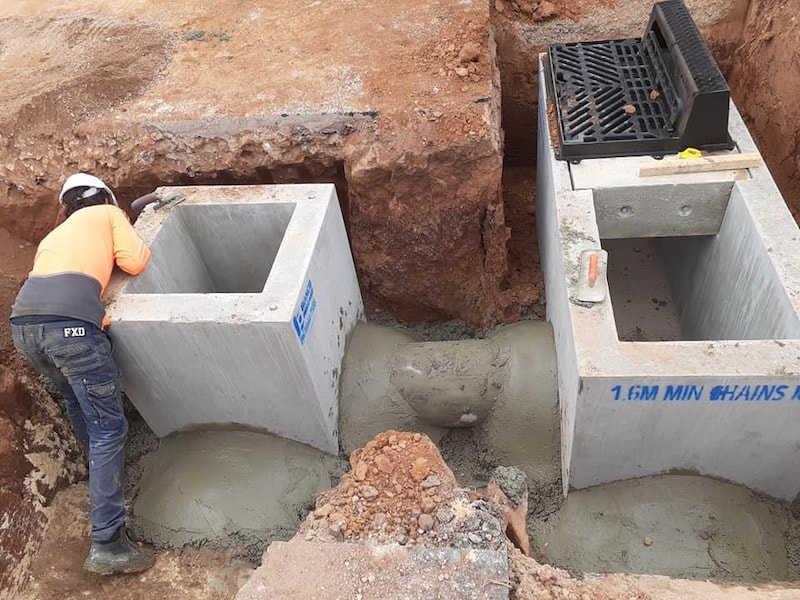 Sure Civil Road storm water pits